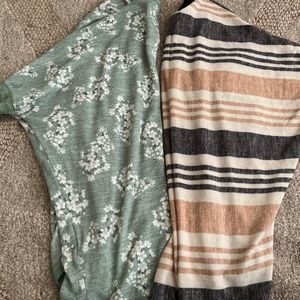(2) LulaRoe Tracy Cardigan Sweaters, NWT Sz:Small